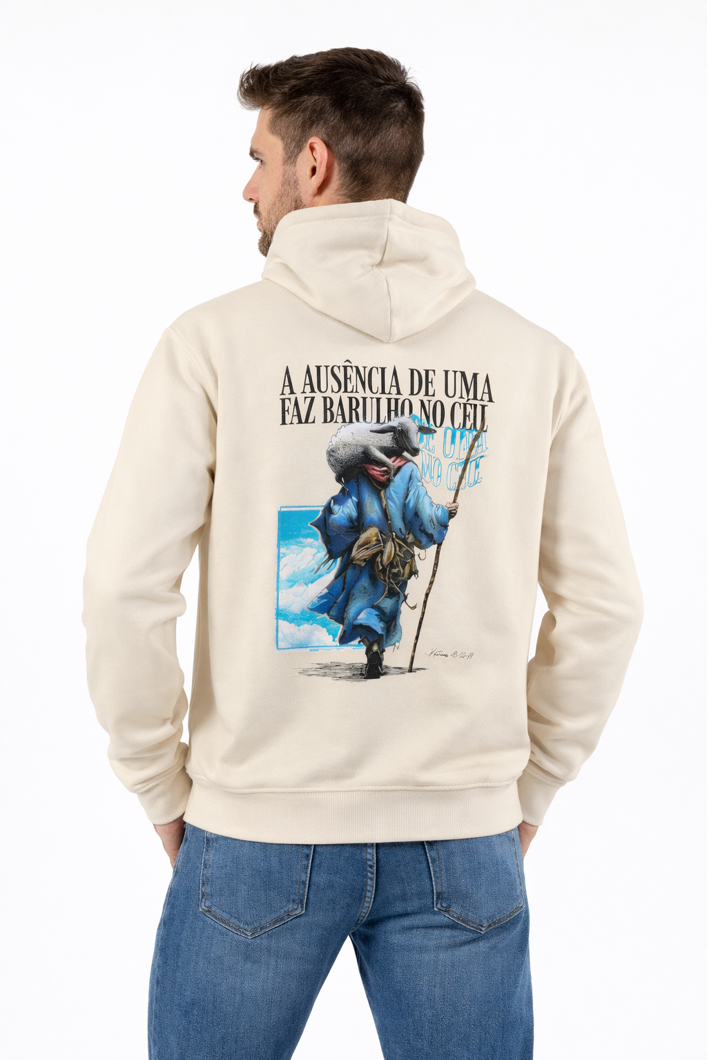 Hoodie A ausência de uma faz barulho no céu