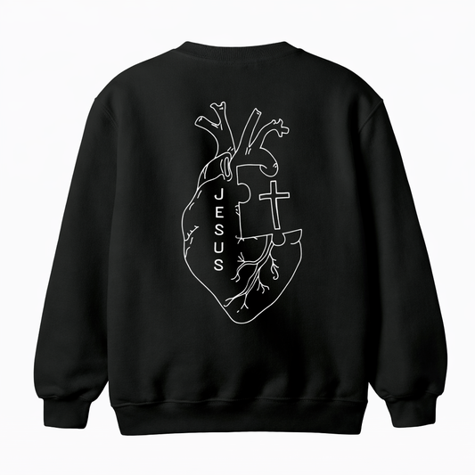Sweat s/ capuz Coração de Jesus