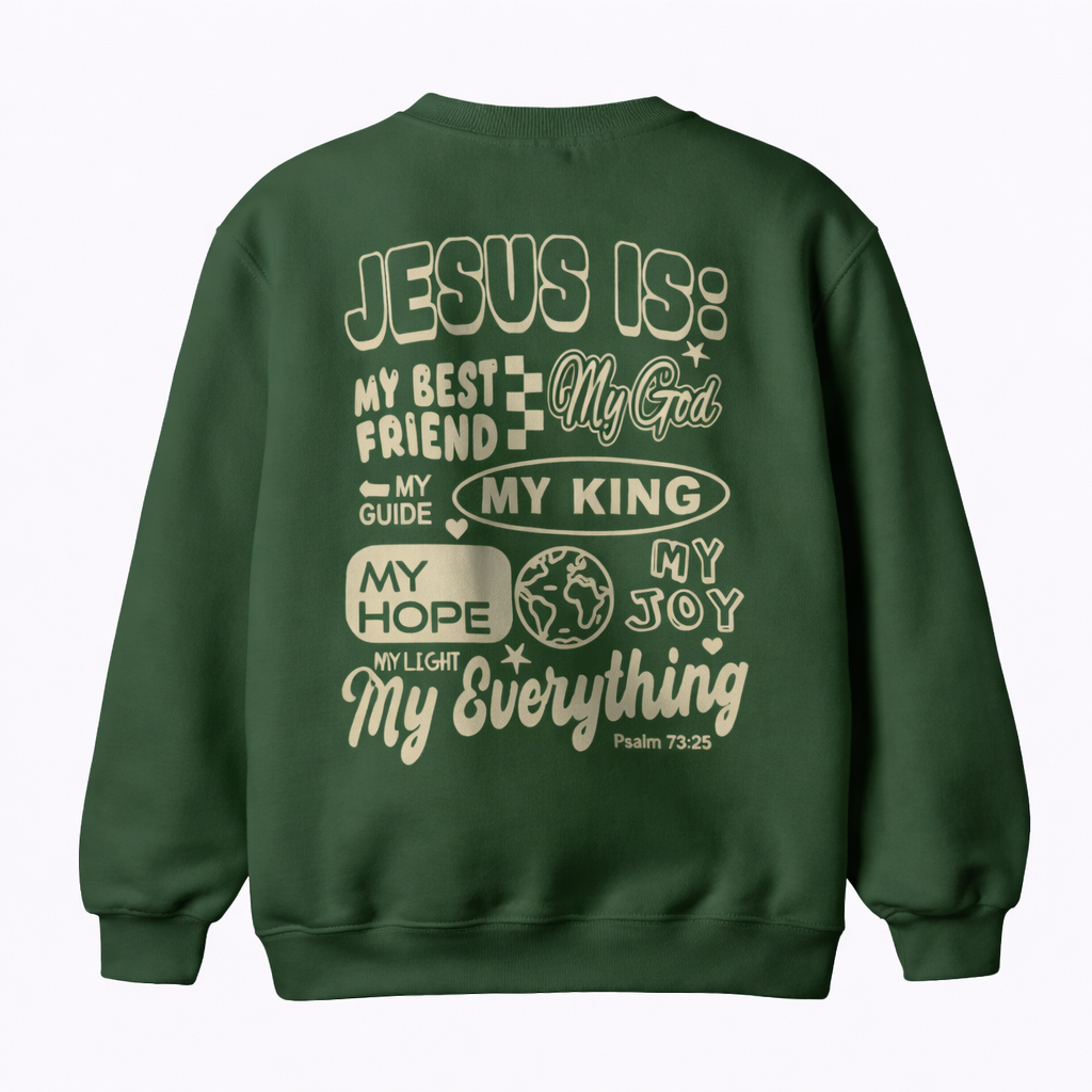 Sweat sem capuz Jesus is...