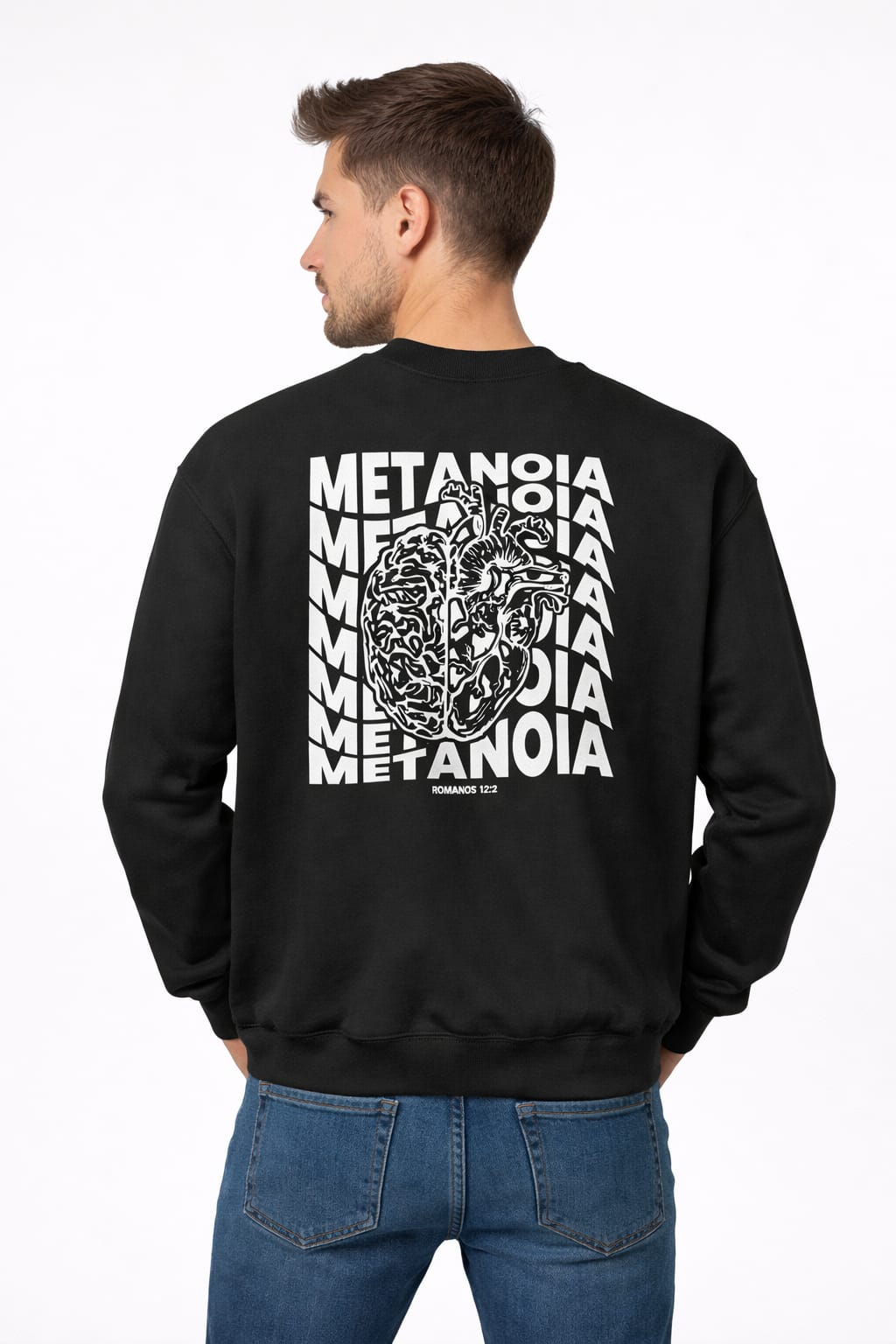 Sweatshirt s/ capuz Metanoia