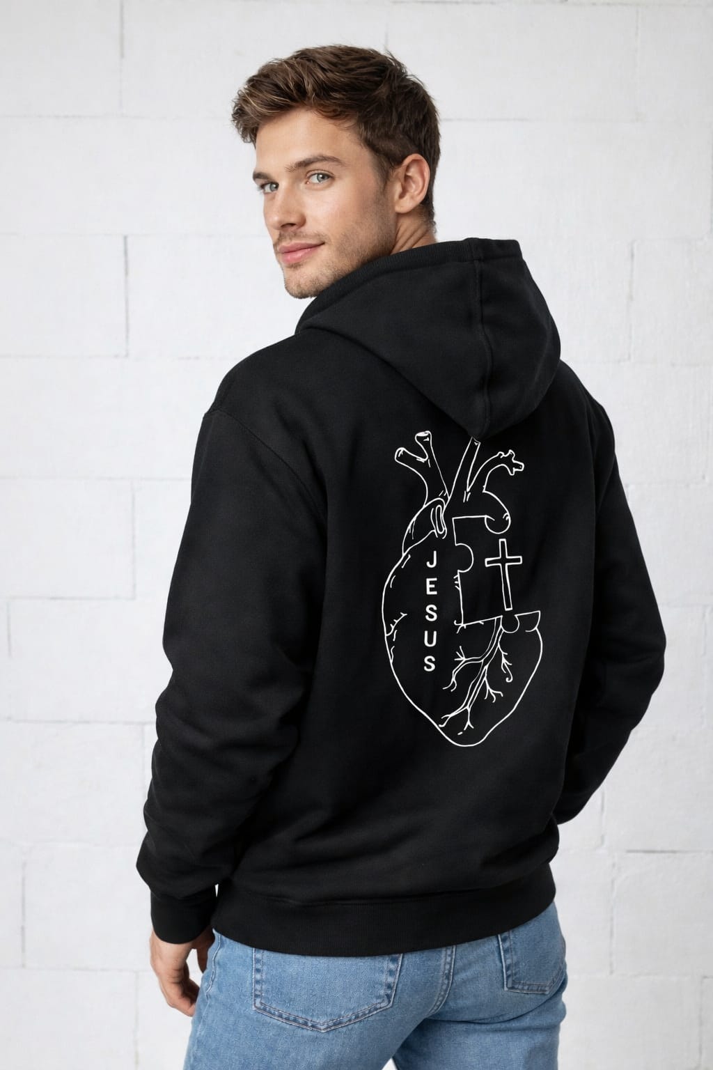 Hoodie Coração de Jesus