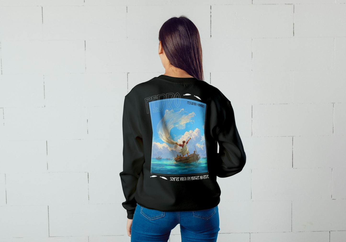 Sweatshirt S/ capuz Pescador de Homens