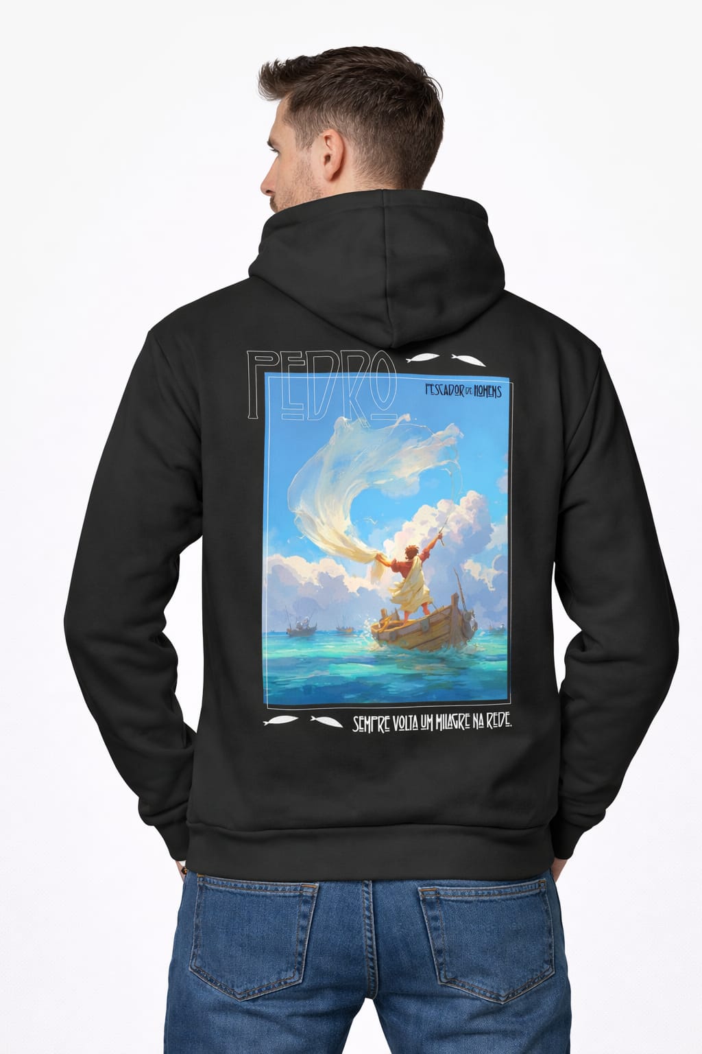 Hoodie Pescador de homens