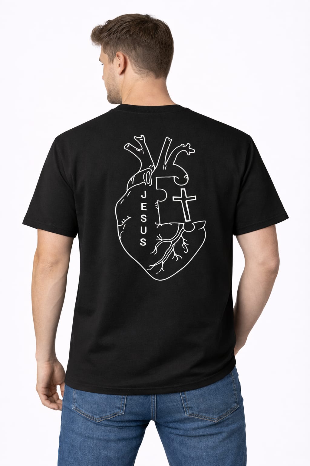 T-shirt Coração de Jesus