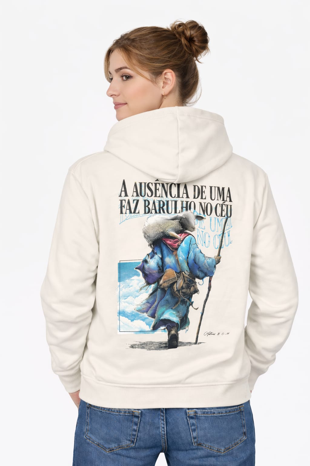 Hoodie A ausência de uma faz barulho no céu